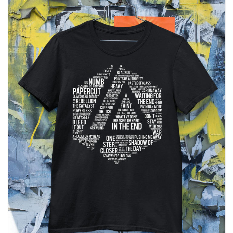 Linkin PARK Rock Band Tour เสื้อยืด Unisex Cotton แขนสั้น