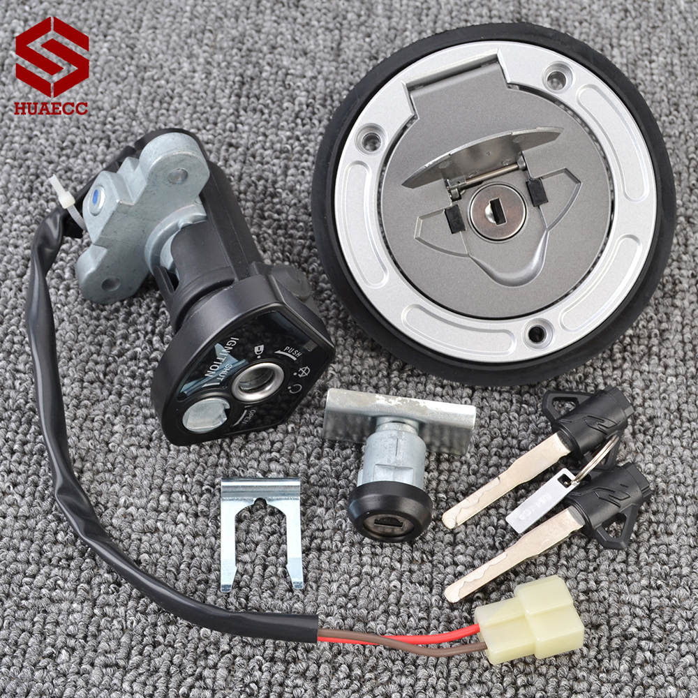 สวิตช์จุดระเบิดการใช้แก๊สหมวกที่นั่งล็อคชุดสําหรับ Yamaha YZF R15 YZF155 2019-21 BK6-XH250-01 B0T-H2