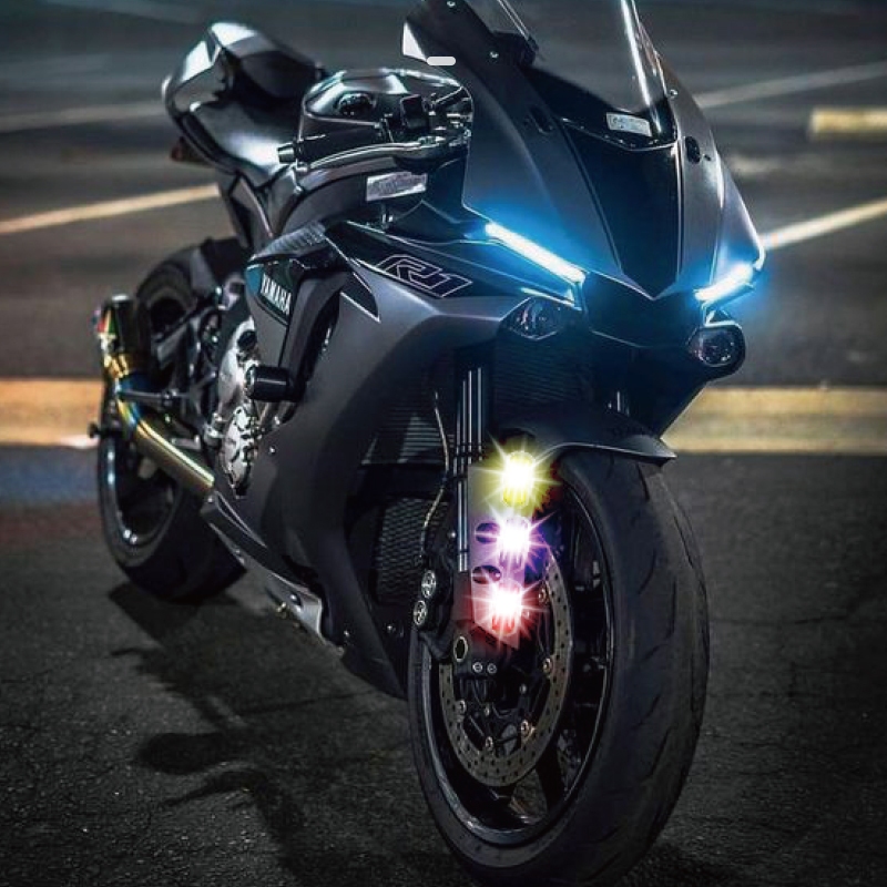 General Motors รถจักรยานยนต์ไฟฟ้าจักรยาน Drone LED Strobe Light M6 Strobe Light รีโมทคอนโทรลไร้สายคํ