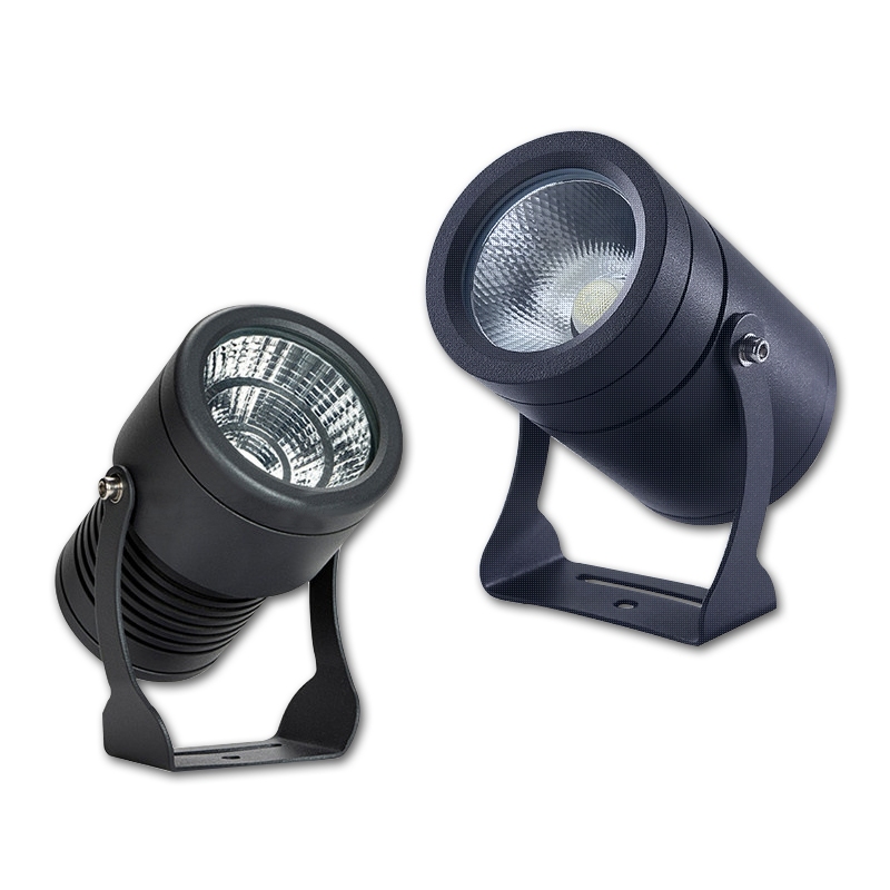 สปอตไลท์กลางแจ้ง 220V กันน้ํา led ฟลัดไลท์ 1W3W5W7W10W12W15W สวนกลางแจ้งผนังสนามหญ้าภูมิทัศน์ลานโคมไฟต้นไม้