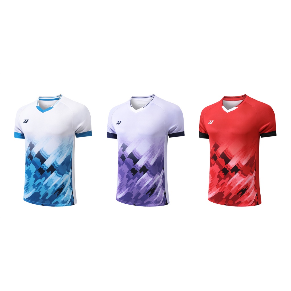 2024 ใหม่ โยเน็กซ์ แบดมินตันเสื้อยืดผู้ชายและผู้หญิงแขนสั้นปิงปองการแข่งขันกีฬาเสื้อยืดเทนนิสกีฬาเสื้อยืด