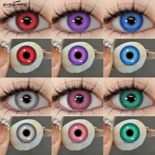 Eyeshare อะนิเมะคอนแทคเลนส์คอสเพลย์ Blue Eyes Red Eye สีเขีย…