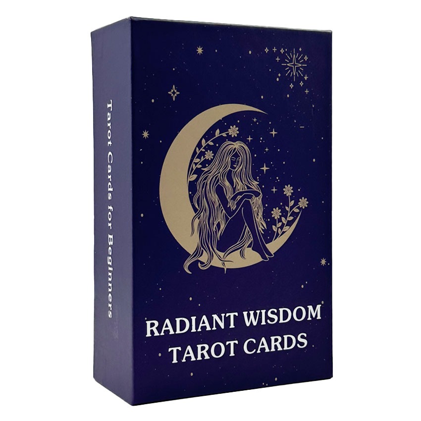 การ์ดไพ่ทาโรต์ Radiant Wisdom 12x7 ซม. เกม 79 ใบไม่มีคู่มือ