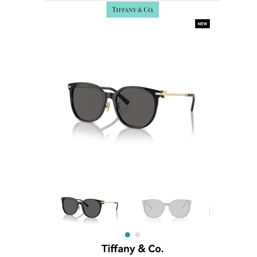 [คุณภาพสูง] Tiffany & Co. แว่นกันแดดทิฟฟานี่ TF5006 แผ่น Cat Eye Shape แว่นกันแดดแฟชั่นป้องกันรังสีอ