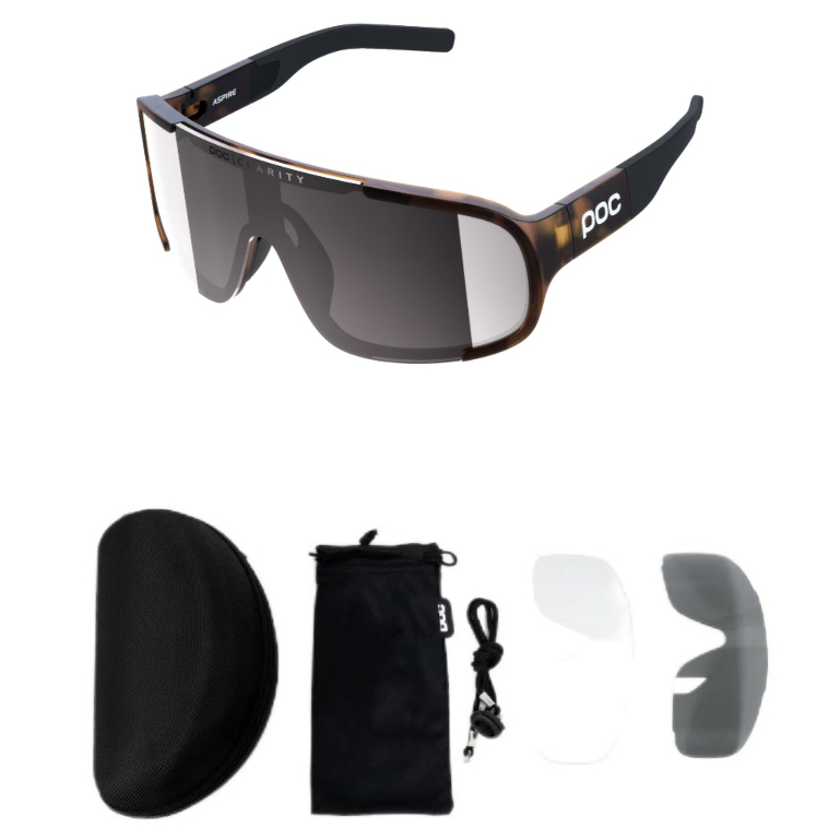Poc ASPIRE MID uv400 tr90 จักรยานเสือภูเขา จักรยานเสือหมอบ กีฬากลางแจ้ง สายตาสั้น ป้องกันดวงตา แว่นตาขี่กันลม