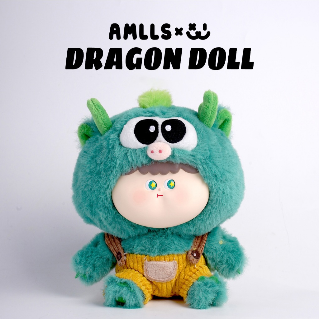 Amlls Original Design ตุ๊กตาผ้ากํามะหยี่รูปมังกร
