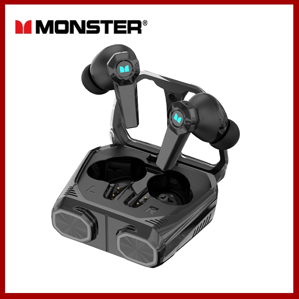Monster Airmars XKT32 หูฟังบลูทูธคุณภาพเสียงไฮไฟบลูทูธ 5.4 ระบบควบคุมแบบสัมผัสตัดเสียงรบกวนกันน้ําHIFI ลดเสียงรบกวน เชื่อมต่อเร็ว