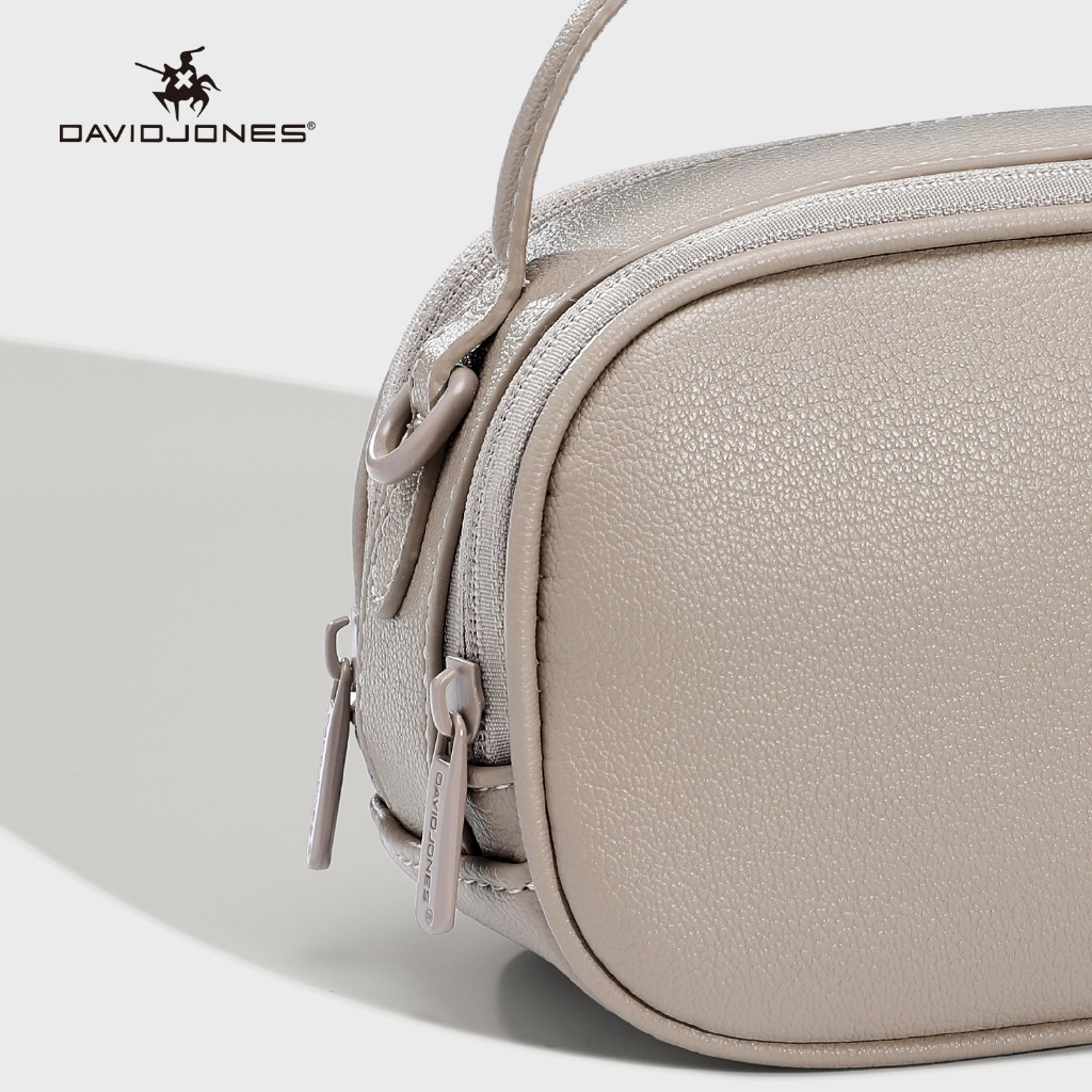 David Jones Paris 2025 Spring Summer New Collection Designer Women Crossbody Bags จับคู่สีอุปกรณ์เสริมโลหะหนัง pu หญิงนุ่มและกระเป๋า - รูปที่ 5