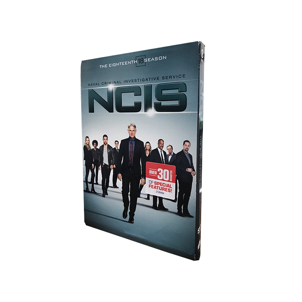 พร้อมสต็อก DVD ต้นฉบับละครอเมริกัน Navy Crime Investigation Office NCIS ซีซั่น 18 4DVD คําบรรยายการอ