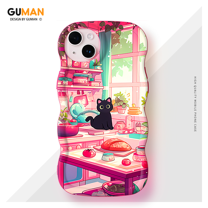 Guman เคสไอโฟน เคสซิลิโคนนุ่มกันกระแทกน่ารักตลก เคสโทรศัพท์ for iPhone 17 16 15 14 13 12 11 Pro Max 