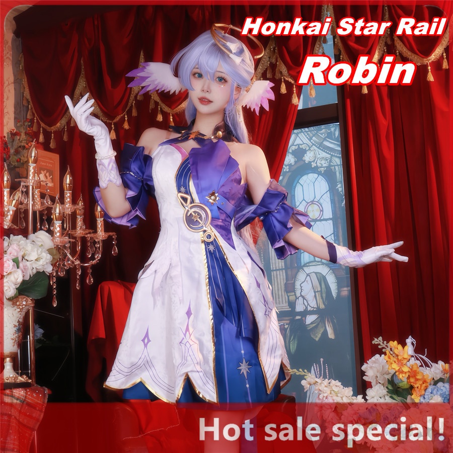 [HX-YAO] Robin cos Honkai Star Rail คอสเพลย์เกมอะนิเมะเครื่องแต่งกายฮาโลวีน