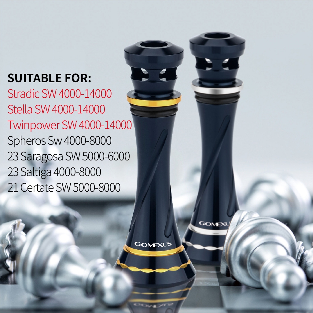 Gomexus R9 ขาตั้งรอกตกปลา ป้องกัน สําหรับ For Shimano Stella SW Twin Power stradic Saragosa Daiwa Saltiga Certate