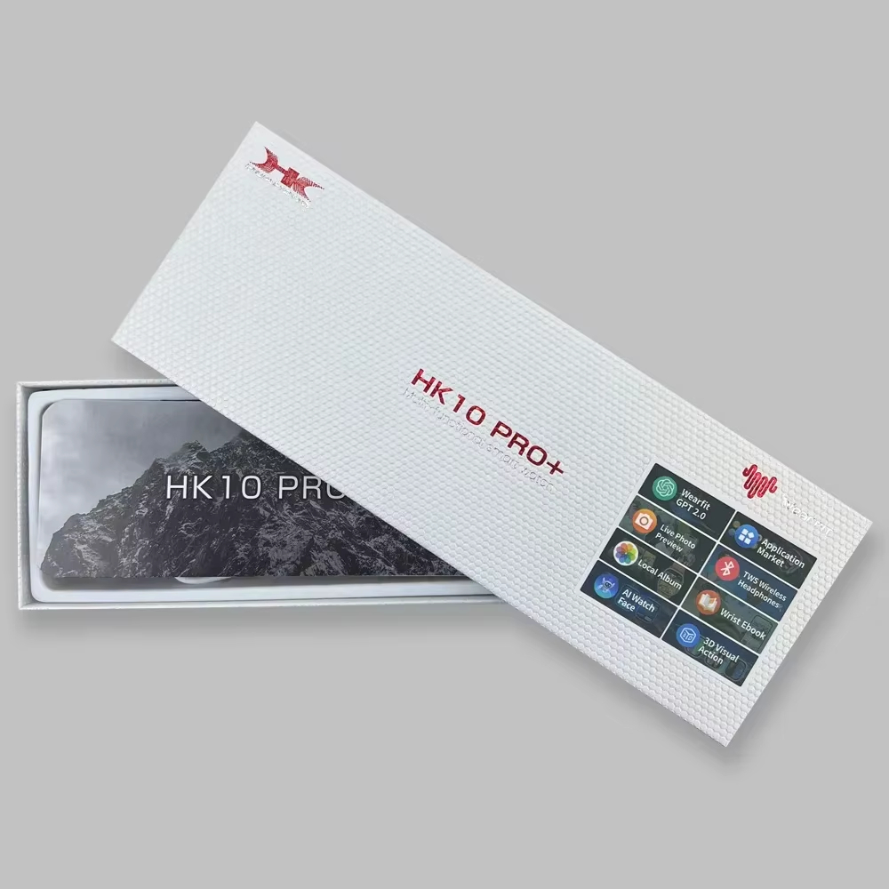 Hk10 Pro Plus (Gen5) Series 10 สมาร์ทวอทช์ AMOLED ผู้ชายและผู้หญิงเข็มทิศ Chat GPT Gravity Sensing 3