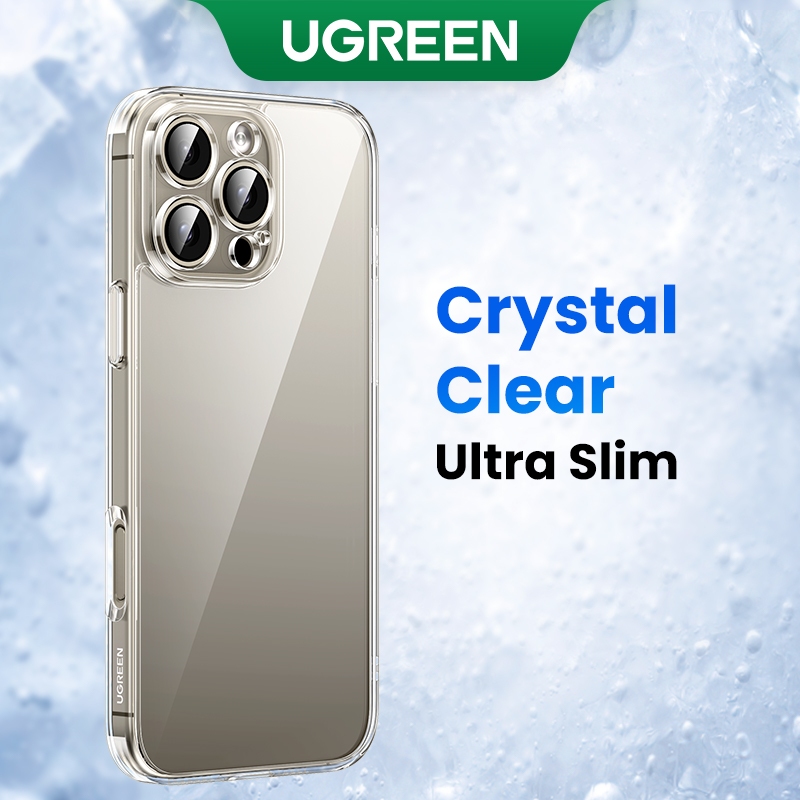 Ugreen เคส iPhone สําหรับ iPhone 16 Pro Max เคสแข็งใสกันกระแทก ฝาครอบโปร่งใส เคสป้องกันโทรศัพท์