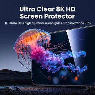 Ugreen ป้องกันหน้าจอสําหรับ iPhone 16 Series กระจกนิรภัยสําหรับ iPhone 16 Pro Max ป้องกันหน้าจอฟิล์ม
