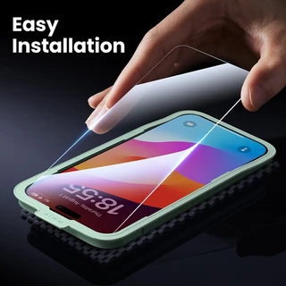 Ugreen ป้องกันหน้าจอสําหรับ iPhone 16 Series กระจกนิรภัยสําหรับ iPhone 16 Pro Max ป้องกันหน้าจอฟิล์ม