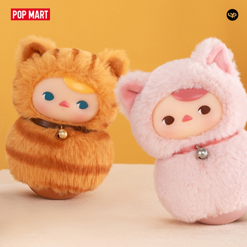 Pop MART PUCKY MEOW MEOW Drum Series กล่องสุ่มตุ๊กตาไวนิล