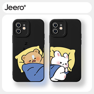 Jeero เคสคู่ เคสไอโฟน คู่รัก กันกระแทกซิลิโคนนุ่มลายการ์ตูนน…