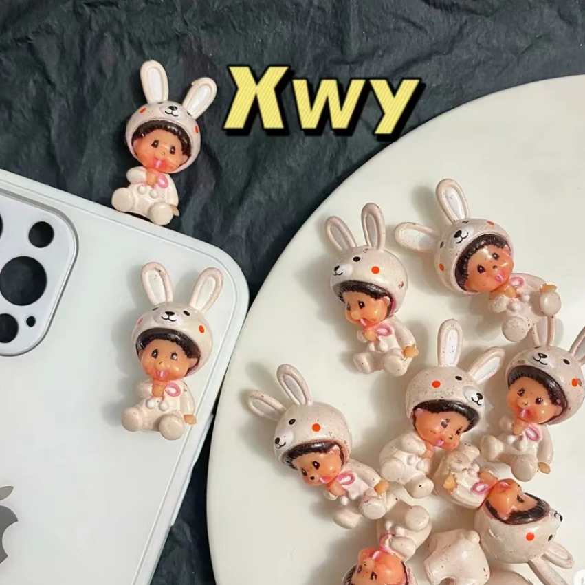 [ Monchhichi ] จี ้ ตุ ๊ กตา Moncสดุ diy ทําด ้ วยมือhhichi วั
