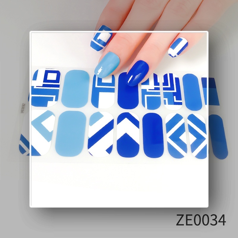 [ใหม่]ZE Series สติ๊กเกอร์ติดเล็บ สติ๊กเกอร์ติดเล็บระดับไฮเอนด์ กันน้ํา เพ้นท์เล็บติดทนนาน การ์ตูนเสือดาวพิมพ์ สติ๊กเกอร์ติดเล็บลายจุด กึ่งโปร่งใส Jelly สี DIY สติ๊กเกอร์ติดเล็บ
