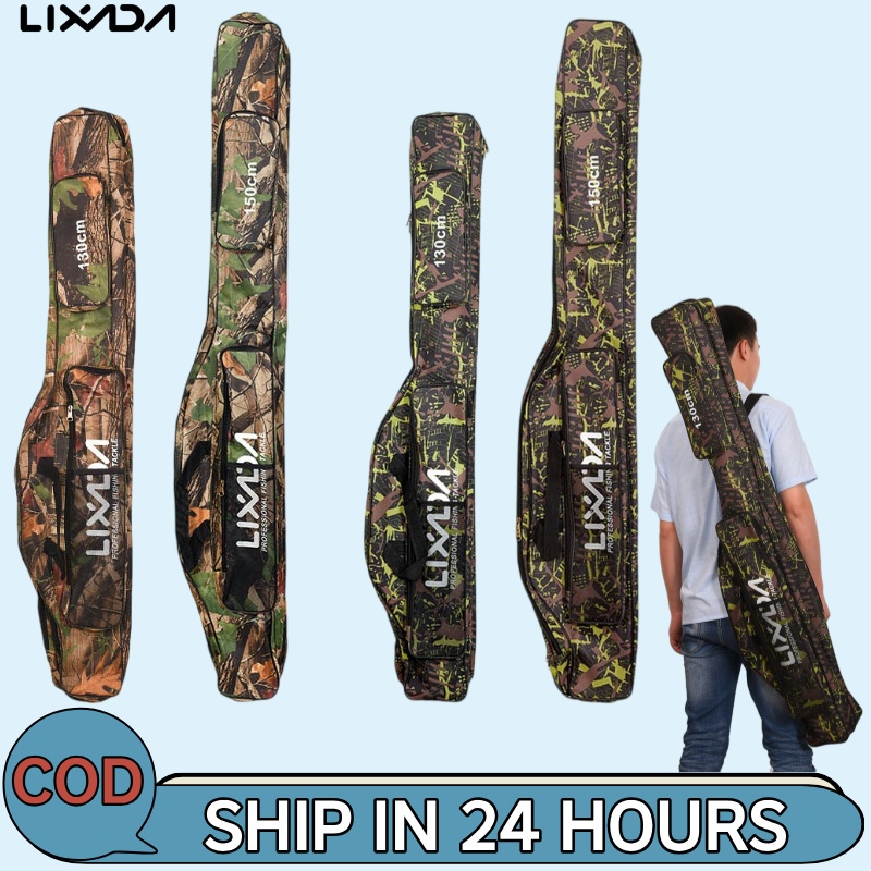 [Lixada Th Mall] Lixada กระเป๋าใส่คันเบ็ดตกปลา ผ้าออกซ์ฟอร์ด ขนาด 130 ซม. 150 ซม.