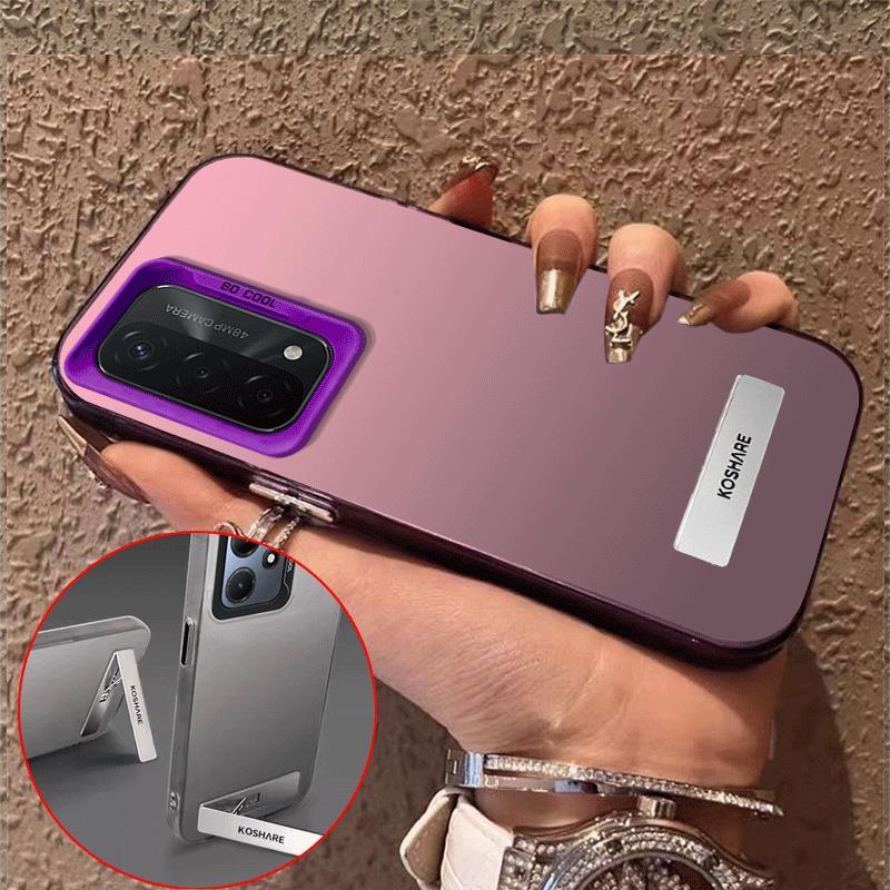 เคส Case สำหรับ OPPO A74 4g OPPO A95 โทรศัพท์ปลอกฮาร์ด Case TPU ป้องกันเรียบกันกระแทกปกการออกแบบใหม่ความงามกับผู้ถือหรูหรา cycbzj02