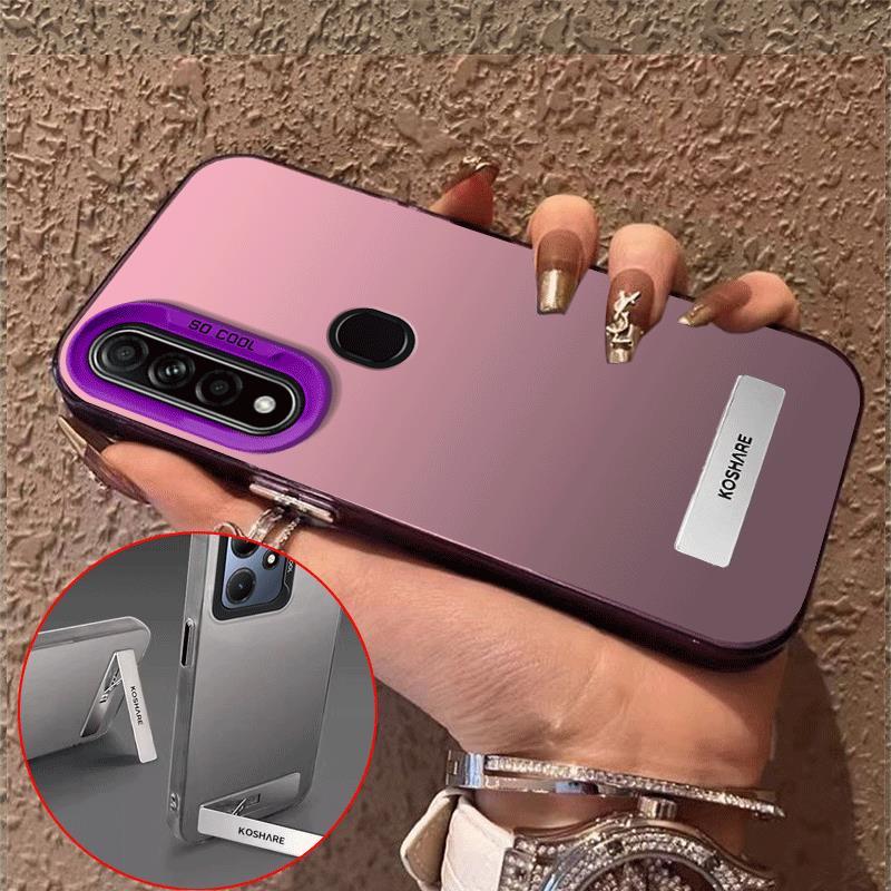 เคส Case สำหรับ OPPO A31 2020 โทรศัพท์ปลอกฮาร์ด Case TPU ป้องกันเรียบกันกระแทกปกการออกแบบใหม่ความงามกับผู้ถือหรูหรา cycbzj02