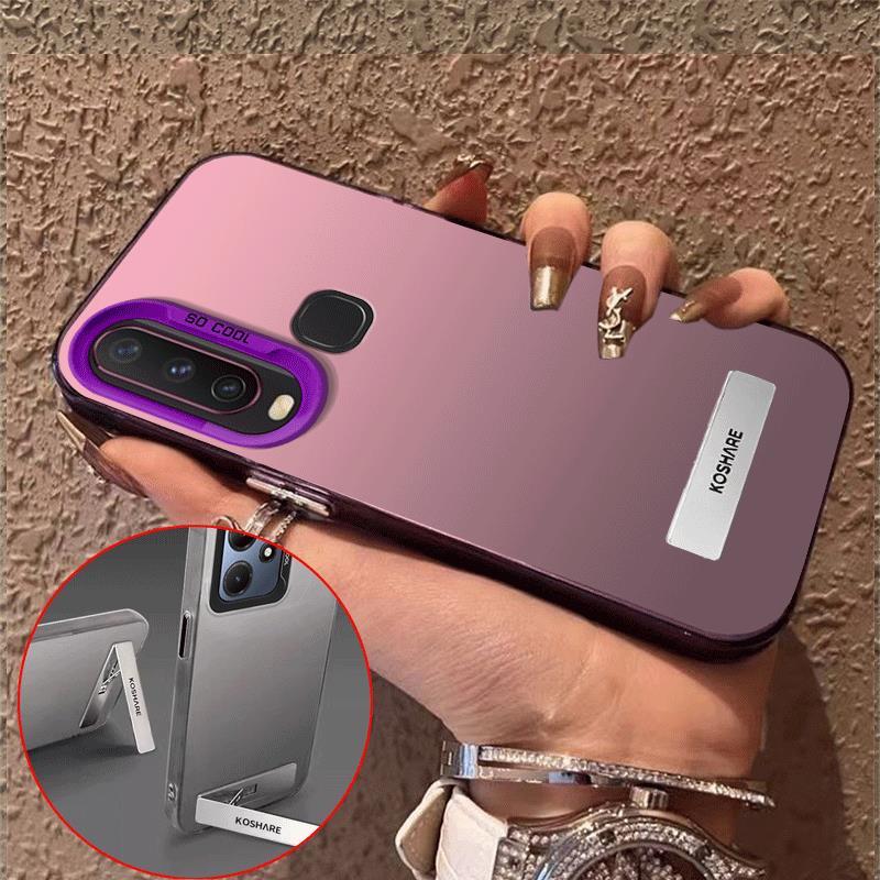 เคส Case สำหรับ VIVO Y12 VIVO Y15 VIVO Y17 VIVO Y11 2019 โทรศัพท์ปลอกฮาร์ด Case TPU ป้องกันเรียบกันกระแทกปกการออกแบบใหม่ความงามกับผู้ถือหรูหรา CYCBZJ02