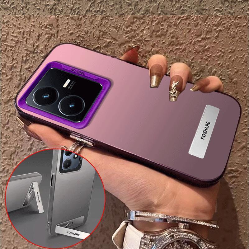 เคส Case สำหรับ VIVO Y22 5g2022 VIVO y22s 5g โทรศัพท์ปลอกฮาร์ด Case TPU ป้องกันเรียบกันกระแทกปกการออกแบบใหม่ความงามกับผู้ถือหรูหรา cycbzj02