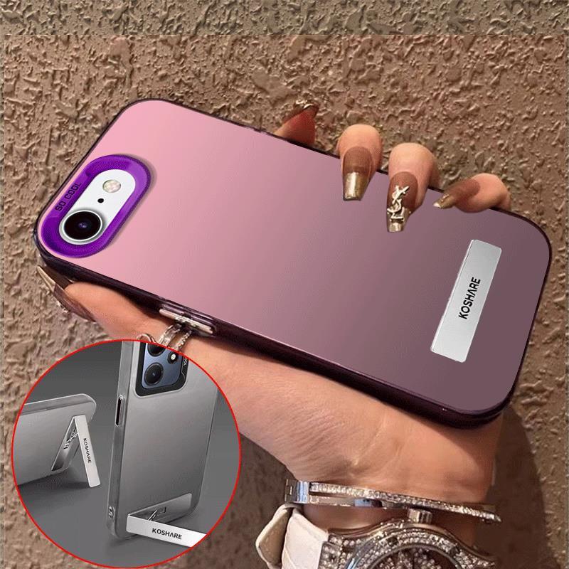 เคส Case สำหรับ iPhone 7 plus iPhone 8 plus iPhone SE 2 2020 iPnone se3 2022 โทรศัพท์ปลอกฮาร์ด Case TPU ป้องกันเรียบกันกระแทกปกการออกแบบใหม่ความงามกับผู้ถือหรูหรา CYCBZJ02