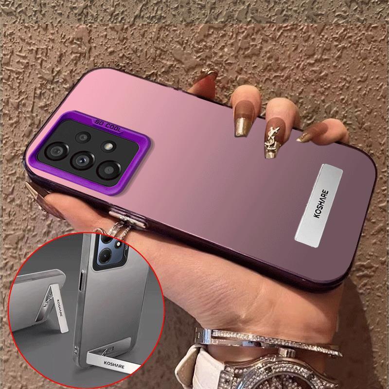 เคส Case สำหรับ Samsung A52 Samsung a52s 5g โทรศัพท์ปลอกฮาร์ด Case TPU ป้องกันเรียบกันกระแทกปกการออกแบบใหม่ความงามกับผู้ถือหรูหรา cycbzj02