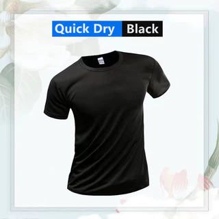 เสื้อยืดแห้งเร็ว, Unisex, ชุดกีฬา, ระบายอากาศได้, เสื้อวิ่ง, สบาย, พลัสไซส์, คอกลม