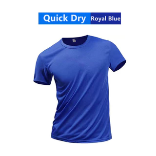 เสื้อยืดแห้งเร็ว, Unisex, ชุดกีฬา, ระบายอากาศได้, เสื้อวิ่ง, สบาย, พลัสไซส์, คอกลม