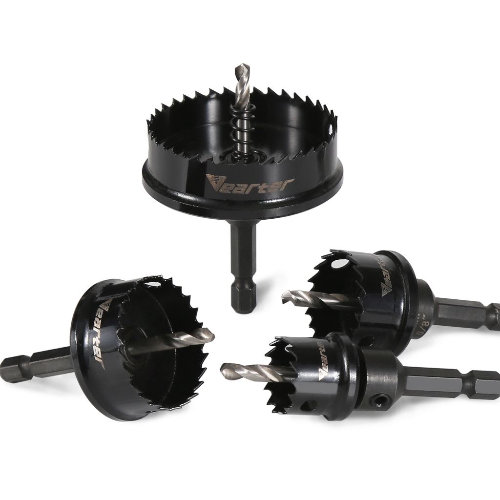 14-51 มม.ผนังบาง M42 Bi-Metal Hole Saw ชุด 6.35 มม.Hex Shank สําหรับไม้โลหะสแตนเลสพลาสติก PVC Hole เปิดเครื่องมือ