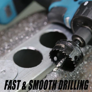 14-51 มม.ผนังบาง M42 Bi-Metal Hole Saw ชุด 6.35 มม.Hex Shank สําหรับไม้โลหะสแตนเลสพลาสติก PVC Hole เปิดเครื่องมือ