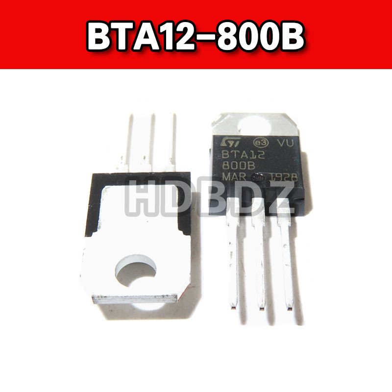 2-10pcs BTA12-800B TO220 12A 800V Two-Way Controllable Silicon Triode IC