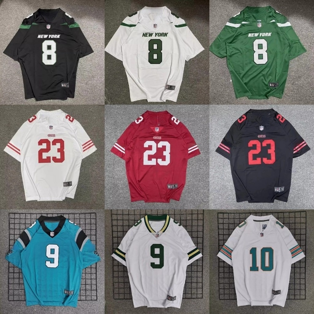 ผู้ชายและผู้หญิงกีฬากลางแจ้งฟุตบอลเสื้อยืดหมายเลข 8 Quick-Drying Jersey American Retro Unisex ขนาดใหญ่กีฬาเสื้อยืด Street สวมใส่สําหรับชาย