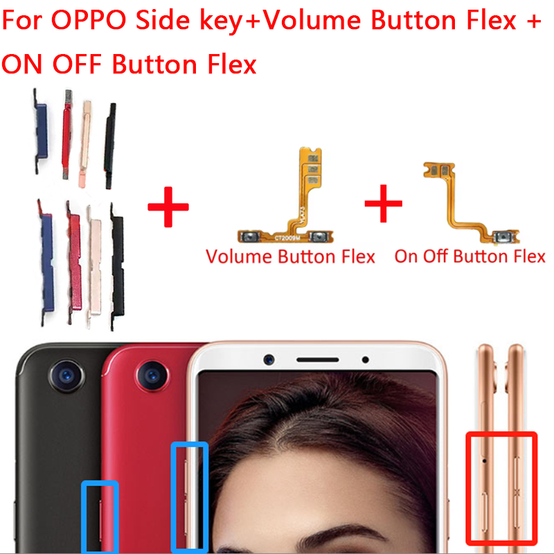 สําหรับ OPPO F1 F1s F5 Youth F7 A8 A5 A5S A3S A3 A1 A7 AX7 A1K A12 A16 A16S A5S/A7N เปิด/A7N ปุ่มปิด
