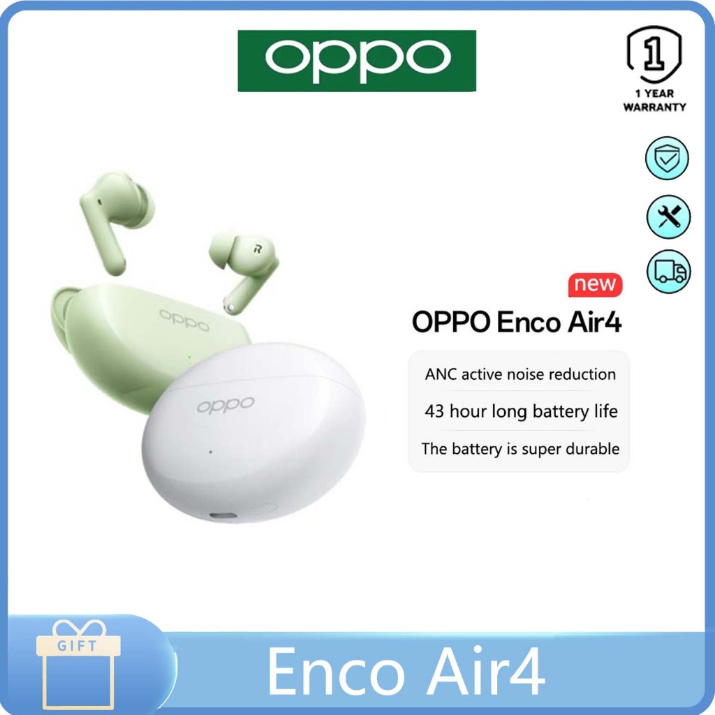 OPPO Enco Air4 real wireless Bluetooth headphones active noise-cancelling in-ear music sports running game headphones