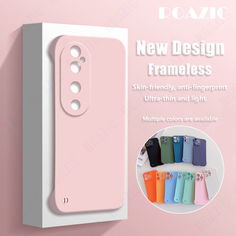 บาง Slim Frameless เคสโทรศัพท์สําหรับ VIVO V40 5G/VIVO V40 Pro 5G ปลอก Simple Hard PC สีลูกกวาดป้องกันปกหลัง SWBK01