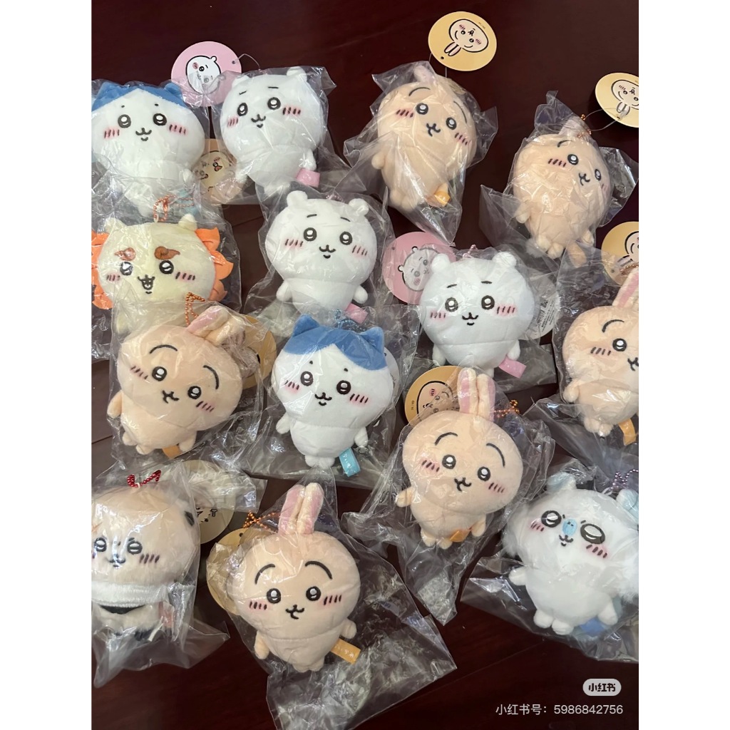 Chikawa พวงกุญแจตุ๊กตา Joke Bear Usagi จี้ตุ๊กตาผ้ากํามะหยี่ของขวัญวันเกิด