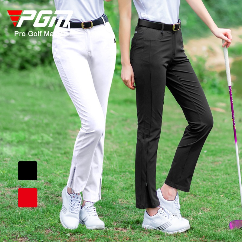 Pgm Golf Pants กางเกงผู้หญิงเสื้อผ้าฤดูร้อน Slimming Ball Pants กีฬากางเกงผู้หญิง KUZ072