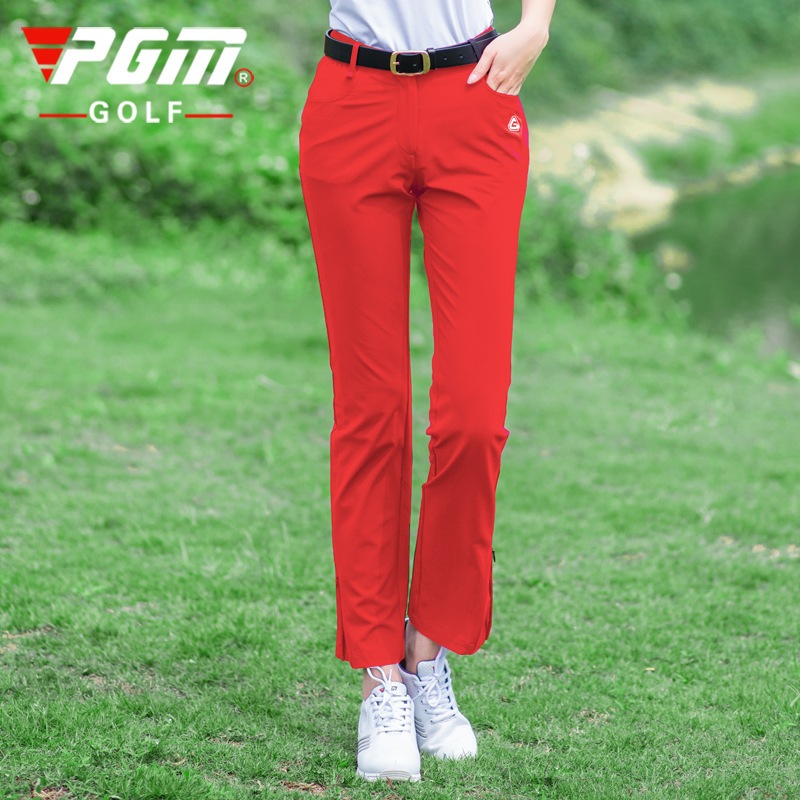 Pgm Golf Pants กางเกงผู้หญิงเสื้อผ้าฤดูร้อน Slimming Ball Pants กีฬากางเกงผู้หญิง KUZ072 - รูปที่ 6