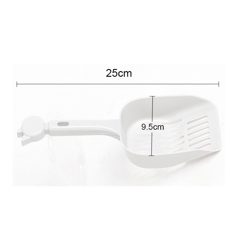 FOLOPETS พลั่วทำความสะอาดแมว พลั่วขยะทราย พลั่วขยะแมว