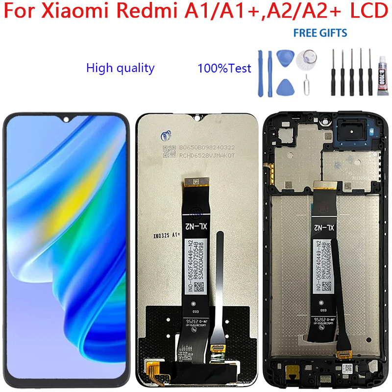 คุณภาพสูง LCD สําหรับ Xiaomi Redmi A1/A1 +,Xiaomi Redmi A2/A2 + จอแสดงผล LCD Touch Screen Digitizer Assembly Replacement