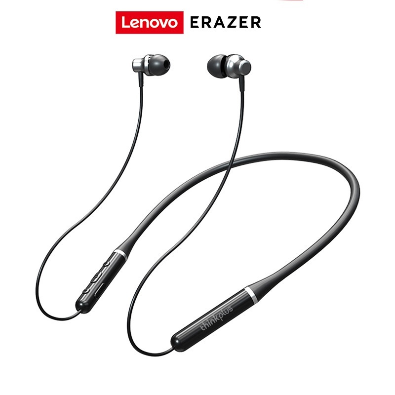 Lenovo Erazer XE05 Max หูฟังแม่เหล็กหูฟังกีฬาแบบคล้องคอบลูทูธ 5.4 IPX5 กันน้ําพร้อมไมโครโฟนเอียร์บัด