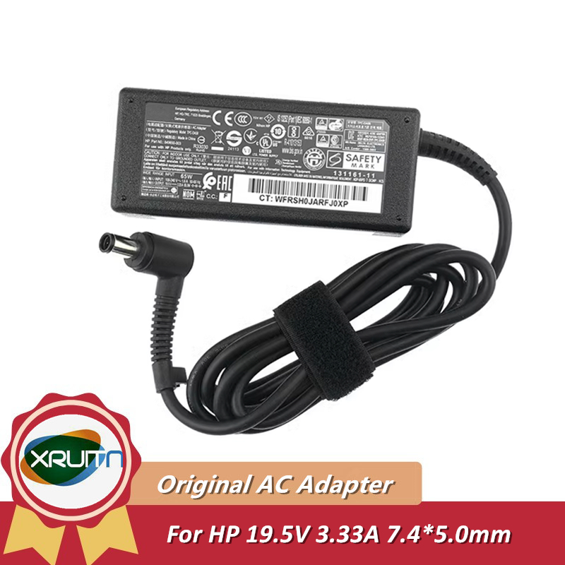 Original 19.5V 3.33A 65W AC Adapter Charger สําหรับ HP Pavilion แล็ปท็อปแหล่งจ่ายไฟ TPC-CA58 TPC-DA5