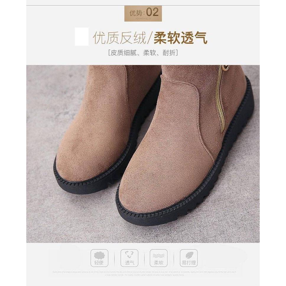 รองเท้าบูทมาร์ติน ผ้าฝ้าย ข้อสั้น ให้ความอบอุ่น เหมาะกับเดินหิมะ สําหรับผู้หญิง [19.9 Grab 1,000 คู่ 39.8] - รูปที่ 3