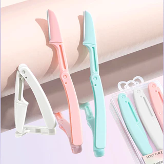 เครื่องโกนขนคิ้วแบบพกพามีดโกน / เครื่องโกนหนวด Trimmer เครื่องหนวดกำจัดขน / หนวดแบบพับได้ Shaper Shaping สำหรับผู้หญิงทั้งร่างกายมือความงาม