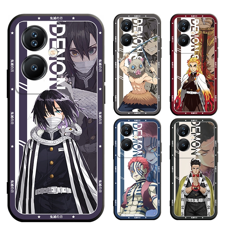 Oppo A3 Pro 5G A3 A3X A60 4G A55 A79 5G ฝาครอบ Demon Slayer Soft Case